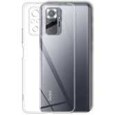 Case Vault Covers - Transparent Silicon Silicon Soft cases Compatible For Xiaomi Redmi Note 10 Pro Max ( Pack of 1 ) - Transparent