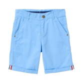 Cub McPaws Boys Regular Fit Sky Blue Fashion Shorts|Cotton | 4 - 12 Years - None