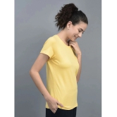 Dollar Yellow Cotton Blend Regular Fit Womens T-Shirt ( Pack of 1 ) - None