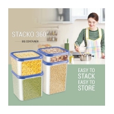 Milton Stacko 360 degree 6000 Storage Container, 5.75 Litre, Transparent, 1 Piece - Transparent