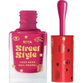 Street Style Multi Glossy Nail Polish ( Pack of 2 )