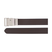 Loopa - Brown Leather Mens Formal Belt ( Pack of 1 ) - 30