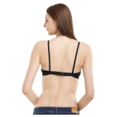 Madam Pack of 1 Cotton Non Padded Womens T-Shirt Bra ( Black ) - 34B