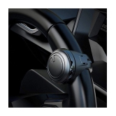 18-ENTERPRISE 3R Black 360° Rotation Universal Car Steering Knob Wheels Spinner Knob Power Save Easy Turn Ball (Pack of 1).
