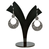 Asmitta Pretty Designer Silver Plated Earrings For Women - Silver