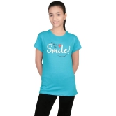 Bodycare Blue Cotton Girls T-Shirt ( Pack of 1 ) - None