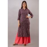 MAUKA - Pink Straight Rayon Women's Stitched Salwar Suit ( Pack of 1 ) - None