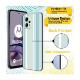 Fashionury Multicolor Printed Back Cover Silicon Compatible For Moto G13 ( Pack of 1 )