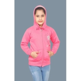 Coxxup Girls Cotton Blend Light Weight Jacket For ( Pack of 1 , Pink ) - None