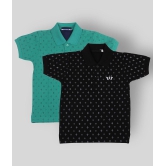 NEUVIN - Multicolor Cotton Boys Polo T-Shirt ( Pack of 2 ) - None