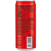 Coca Cola Zero Sugar Coke No Calories Refreshing Soft Drink - 300 ml