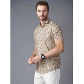 Paul Street - Cotton Blend Slim Fit Brown Mens Casual Shirt ( Pack of 1 ) - None