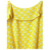 Cub McPaws Girls Casual Rayon Top (Yellow, Pack of 1) - None