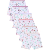 DYCA Pack of 6 Cotton Girls Bloomers ( White ) - None