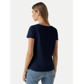 Radprix Blue Cotton Regular Fit Womens T-Shirt ( Pack of 1 ) - None