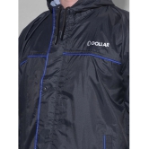 Dollar Black Polyester Mens Rain Suit ( Pack of 1 ) - 2XL