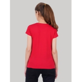 ferocious - Red Cotton Regular Fit Women's T-Shirt ( Pack of 1 ) - None