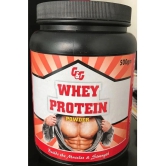 G & G Pharmacy Whey Protein Powder 500 gm Strawberry