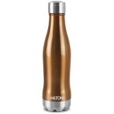 Milton New Duke 750 Thermosteel Hot and Cold Water Bottle, 620 ml, Copper Brown - Copper Brown