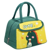 House Of Quirk Green Lunch Bags ( 1 Pc ) - Green