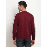 Rodamo  Men Maroon Printed Sweatshirt