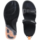 Campus - Black Mens Floater Sandals - None