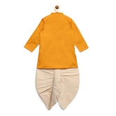 Boy Mustard Yellow Krishna Cow Herd Kurta Dhoti Set 5Y