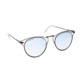 Silver Round Sunglasses for Men and Women