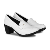 Commander Shoes White Womens Pumps Heels - None