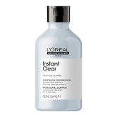 LOreal Professionnel Instant Clear Purifying Anti-dandruff Shampoo with Piroctone Olamine for All Hair Types Serie Expert 300ml-L’Oreal Professionnel Instant Clear Purifying Anti-dandruff Shamp