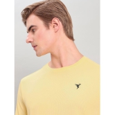 Technosport Yellow Polyester Slim Fit Men's Sports T-Shirt ( Pack of 1 ) - None