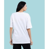 AKTIF White Cotton Blend Womens T-Shirt ( Pack of 1 ) - None