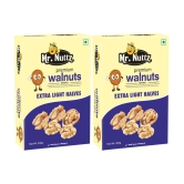 Mr.Nuttz California Extra Light Halves Walnut Kernels 400g (Pack of 2-200g Each)