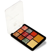 Colors Queen Eyeshadow Palette with Highlighter lightweight & Easily Blendable (Shade - 02)