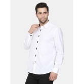 Life Roads - White 100% Cotton Slim Fit Men's Casual Shirt ( Pack of 1 ) - None