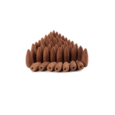 Bodhi House Backflow Natural Incense Dhoop Cones | Essential Oil Fragrant Matrix Incense Cones for Backflow Burner, Smoke Fountain | Charcoal Free Backflow Dhoop | 50 Pcs, Firdous Fragrance