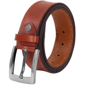 Leather World - Leather Mens Formal Belt ( Pack of 1 ) - None