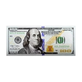 New Collection Fine Silver Plated Silver Foil USA 100 Dollars Bill Beautiful Gift & Collectible