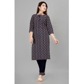 SIPET - Navy Straight Rayon Womens Stitched Salwar Suit ( Pack of 1 ) - None