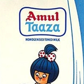 Amul Taaza Toned Milk 500Ml, 1 Pc