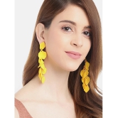 YOUBELLA Yellow Danglers Earrings ( Pack of 1 ) - Yellow