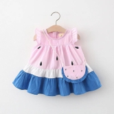 Watermelon Sling Dress-Pink / 2 to 3 Years