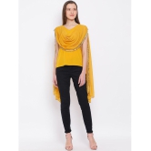 ALL WAYS YOU - Yellow Polyester Womens Regular Top - XL