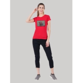 ferocious - Red Cotton Regular Fit Women's T-Shirt ( Pack of 1 ) - None