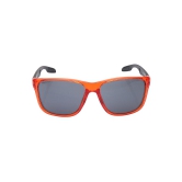 Orange Round Unisex Sunglasses (P468GY4V)