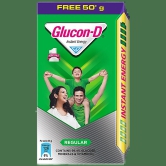 Glucon-D Instant Energy Health Drink - Regular, 200 G (Get 50 G Free), Refill