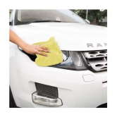 HOMETALES - Car Cleaning Combo Of Wet & Dry Microfiber Mini Duster And Microfiber Towel 40*40 CM 250 GSM for car accessories( Pack Of 3 )