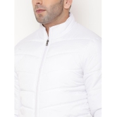 9TY3REE Polyester Men''s Puffer Jacket - White ( Pack of 1 ) - None