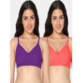 IN CARE LINGERIE - Multicolor Cotton Non Padded Women's Everyday Bra ( Pack of 2 ) - None