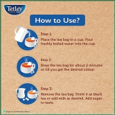 Tetley Black Tea - Original, Classic Assam Blend, Staple-Free, Environment Friendly Bags, 200 Gram (100 Bags X 1.7 Gram Each)